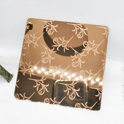 Prezzo buono Fogli di acciaio inossidabile per incisione colorata da 0,75 mm da 10 piedi per ascensore decorativo in linea