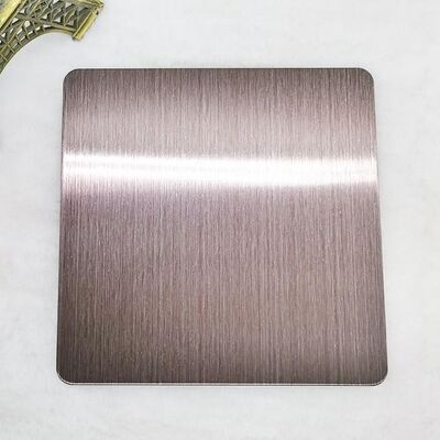 Prezzo buono 304 in acciaio inossidabile a modello ondulato multifunzione bronzo in linea